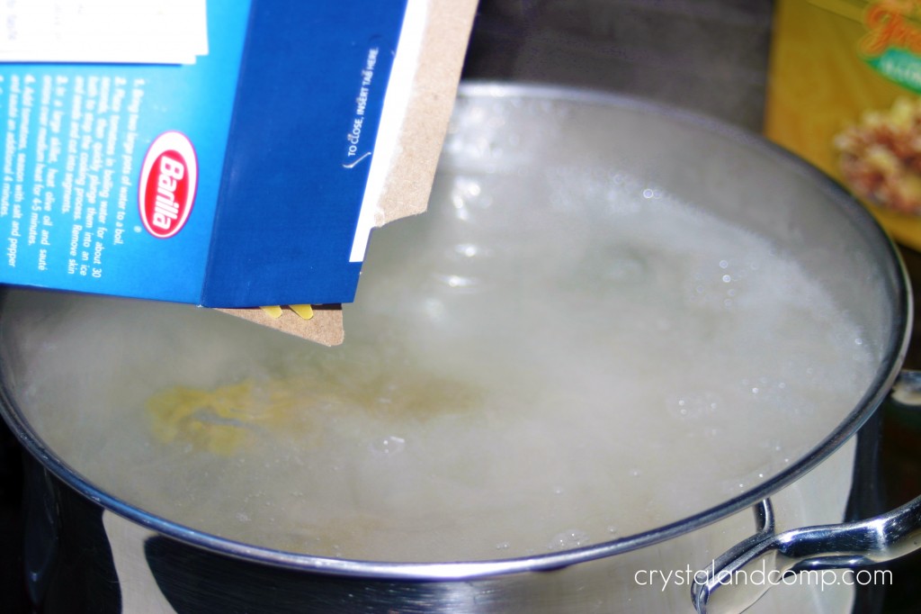 boiling noodles