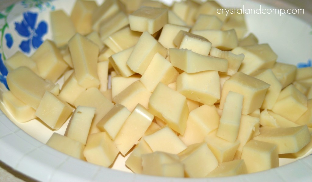 cubed cheese