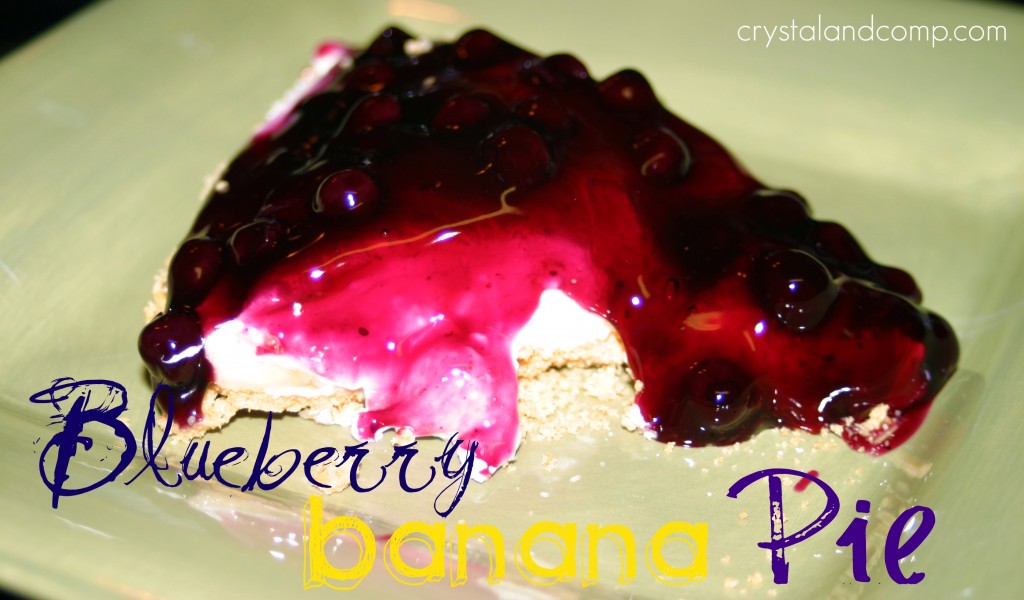 blueberry banana pie