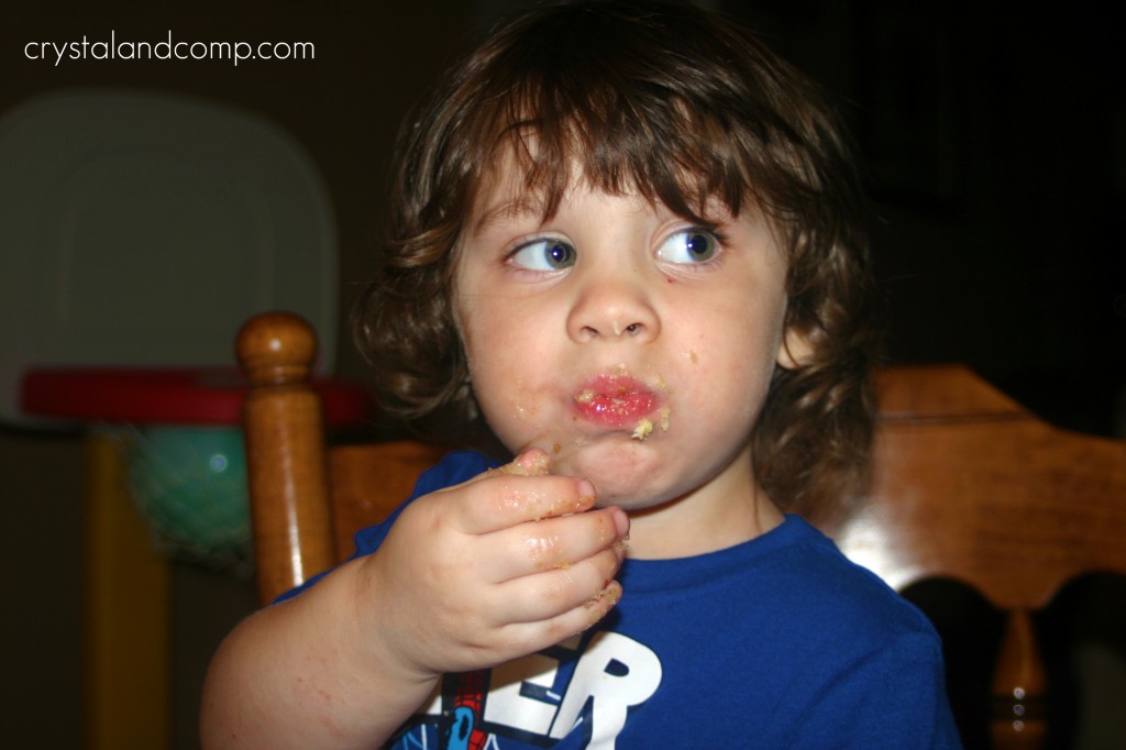 matthew eating cake