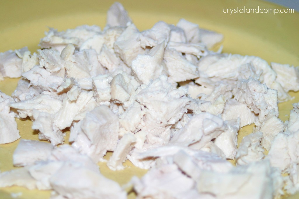 diced cooked chicken