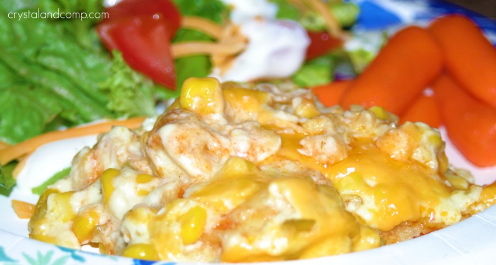 schwans chicken and corn enchilada in the crockpot