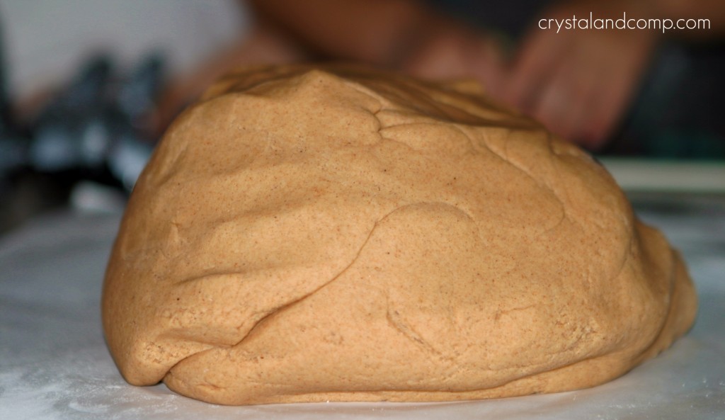 homemade pumpkin play dough