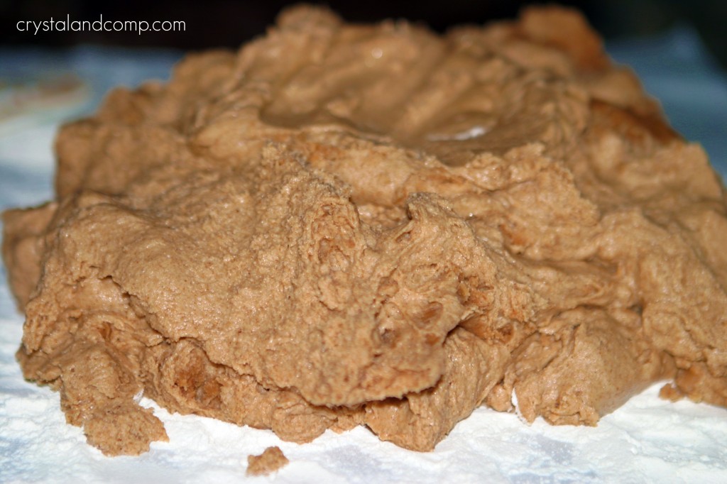 how to make pumpkin play dough