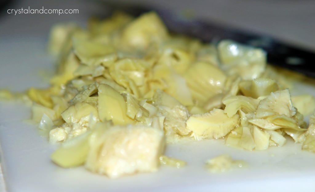chopped artichokes