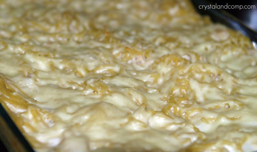 how to make baked white spaghetti