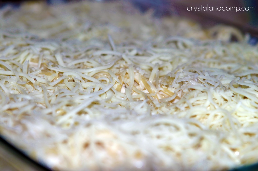 top with cheese