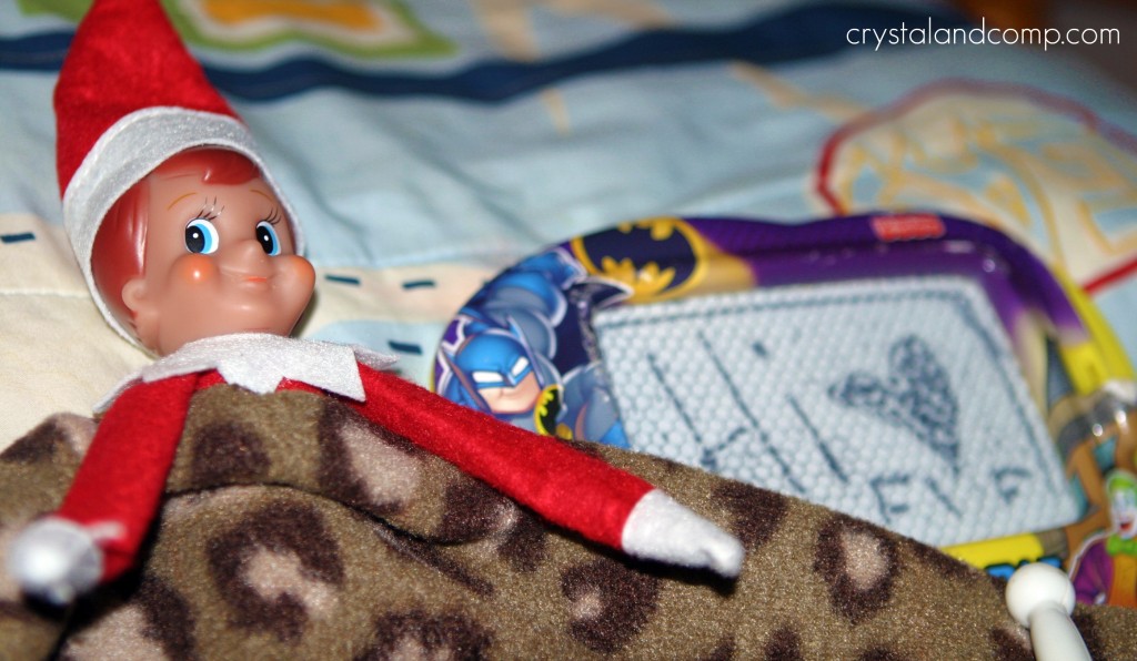 elf in bed