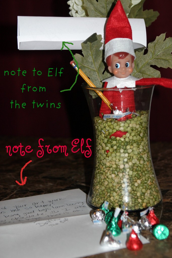 elf in the vase