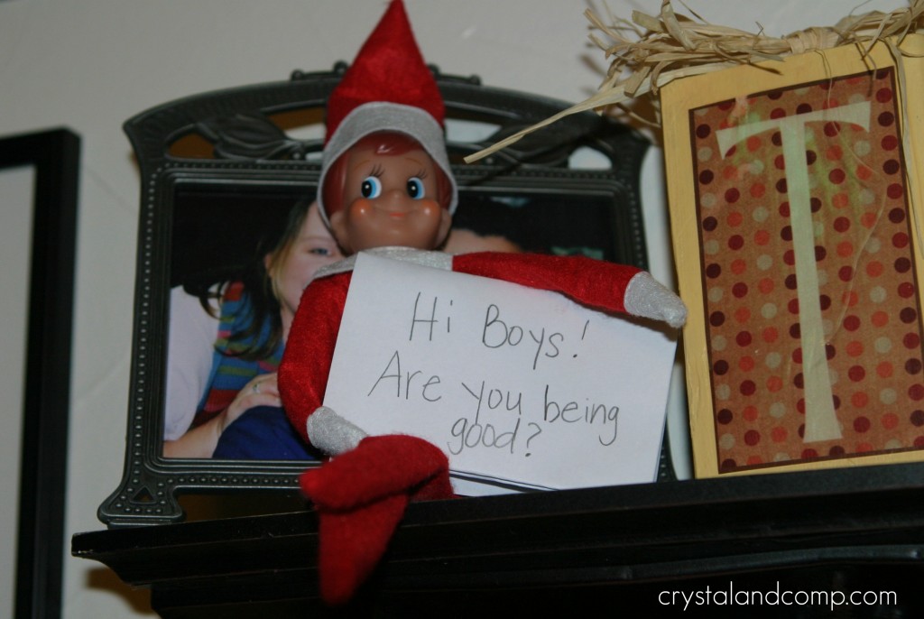elf leaves a note