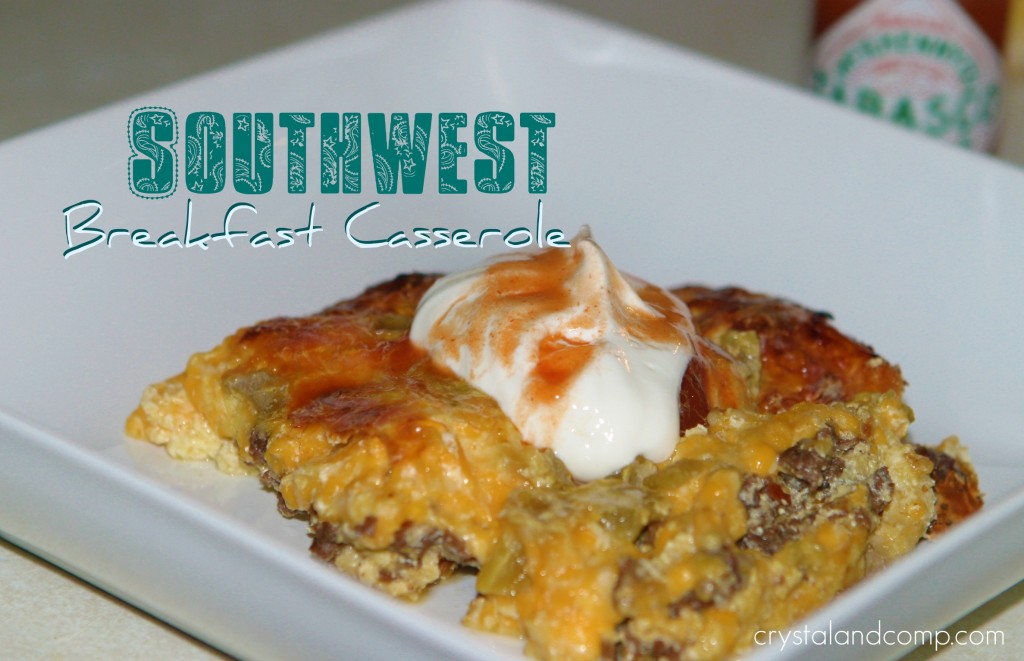 how to make southwest breakfast casserole