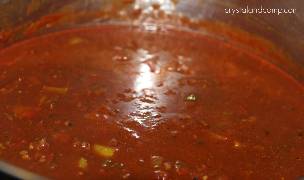 let the chili simmer