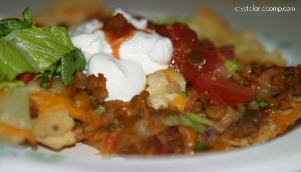 nachos using lentils