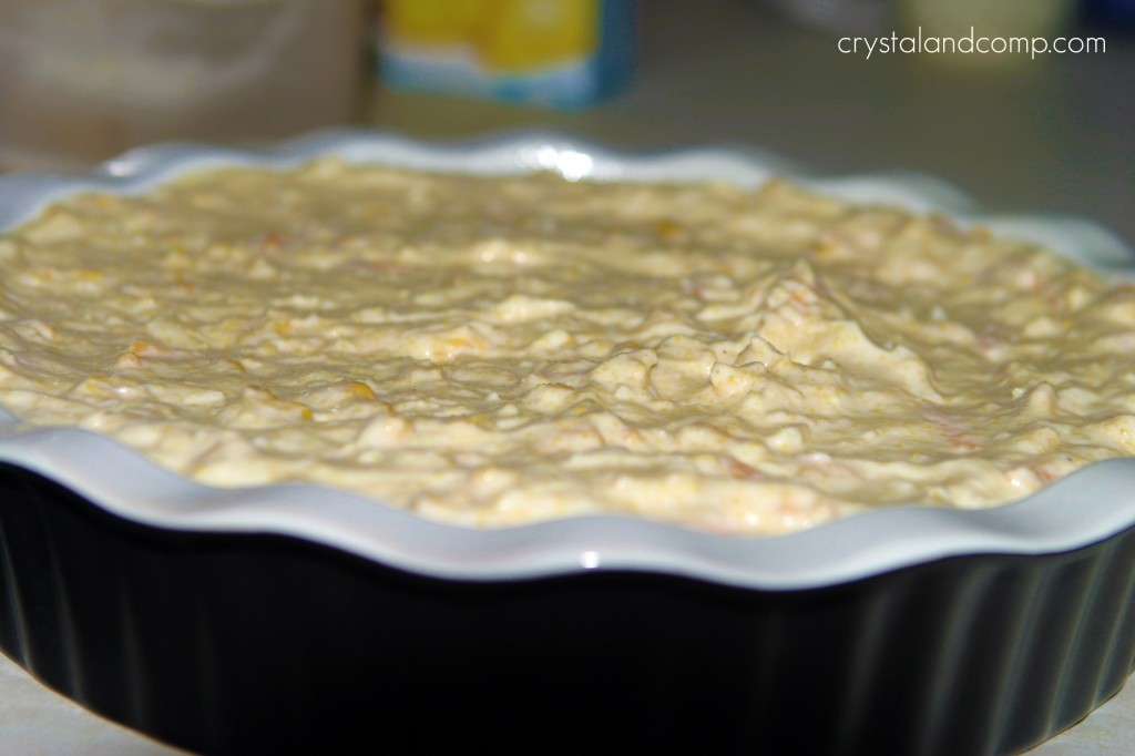 pop it in the oven and bake