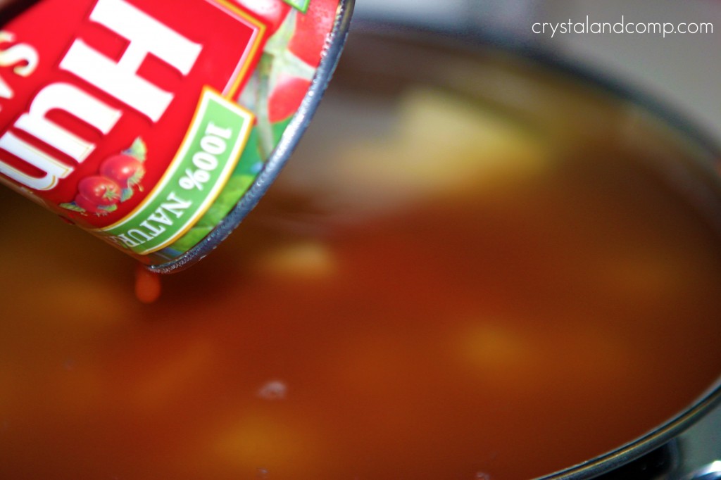 add tomato sauce