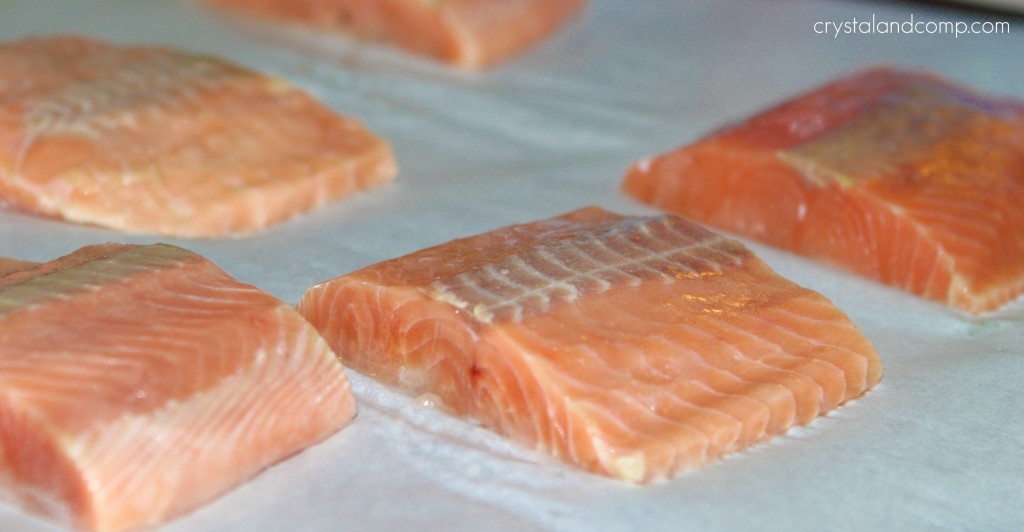 frozen salmon