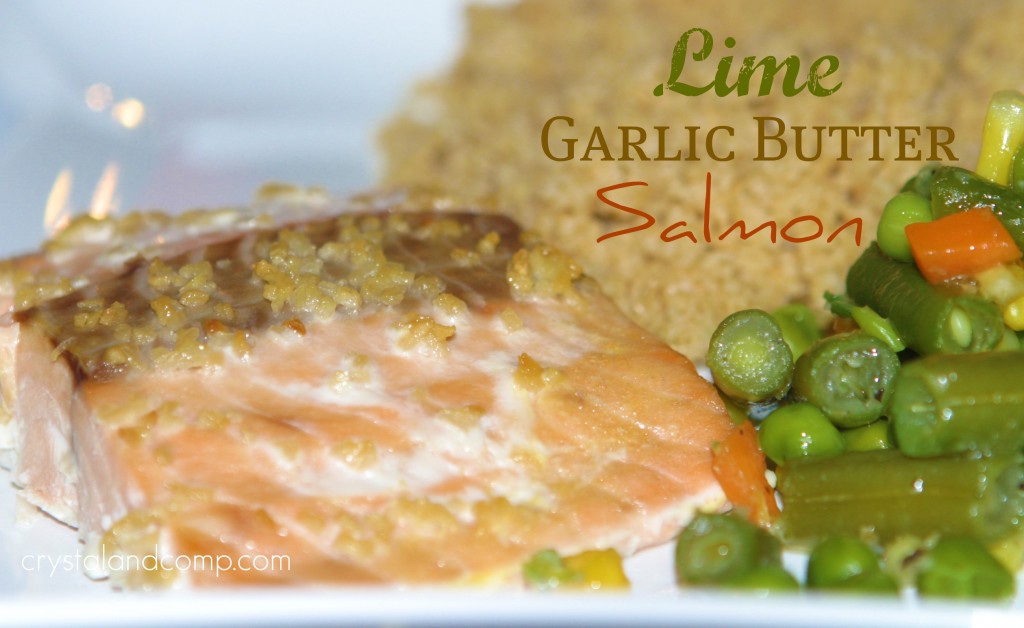 lime garlic butter salmon