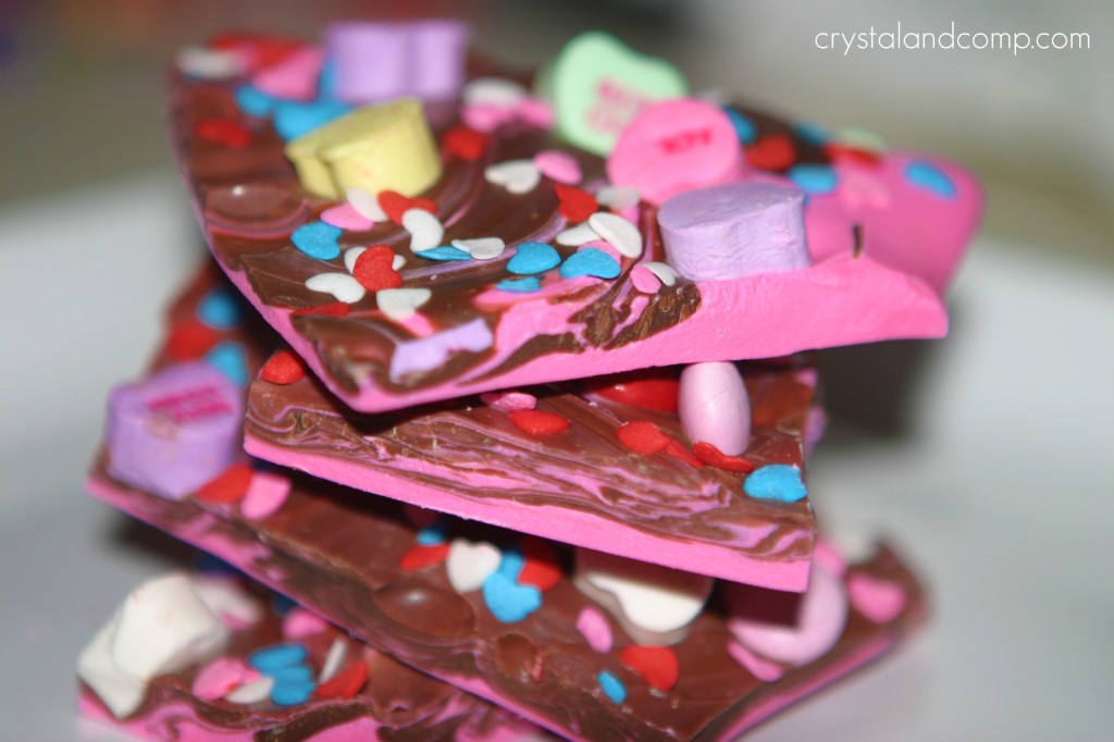 valentine bark for goodie bags