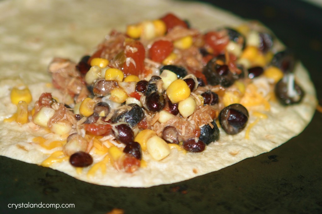 pulled pork quesadillas