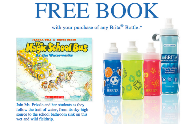 FREE Scholastic Book with the purchase of a Brita Bottle for Kids