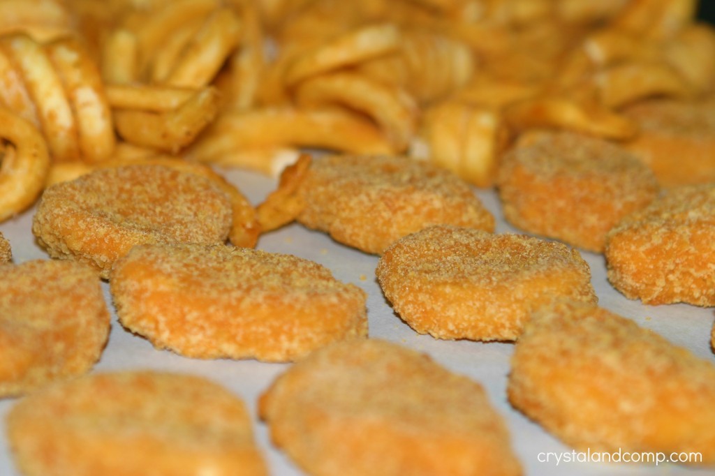 chicken nuggets and fries #DipDipHooray
