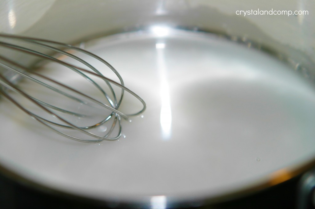 vinegar and cornstarch