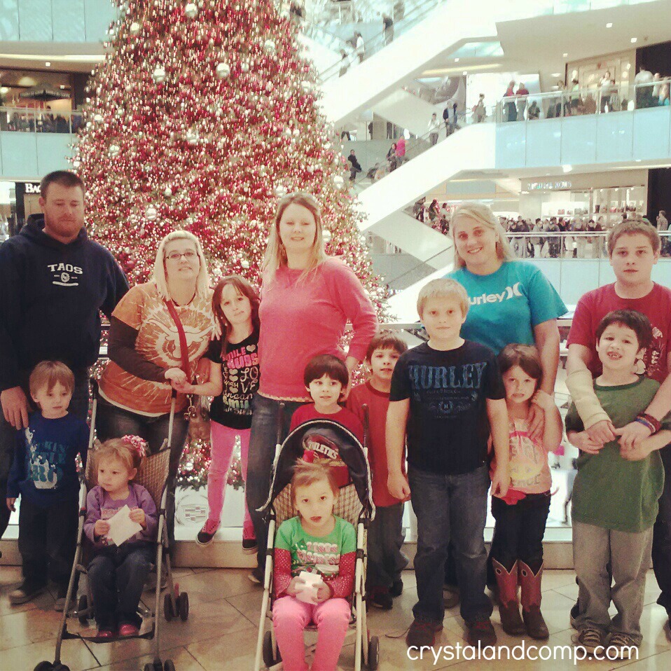 family at galleria