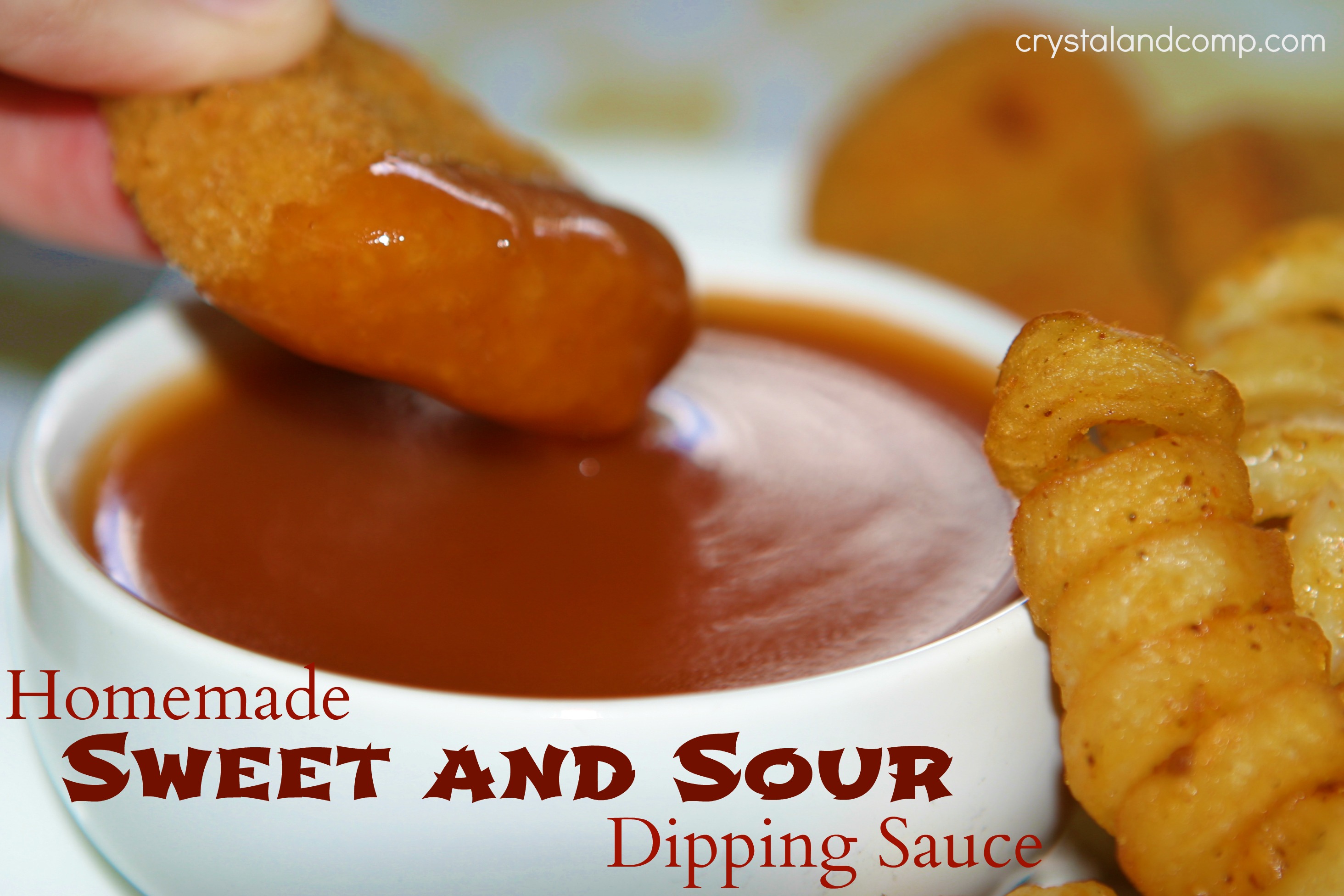 how to make homemade sweet and sour dipping sauce