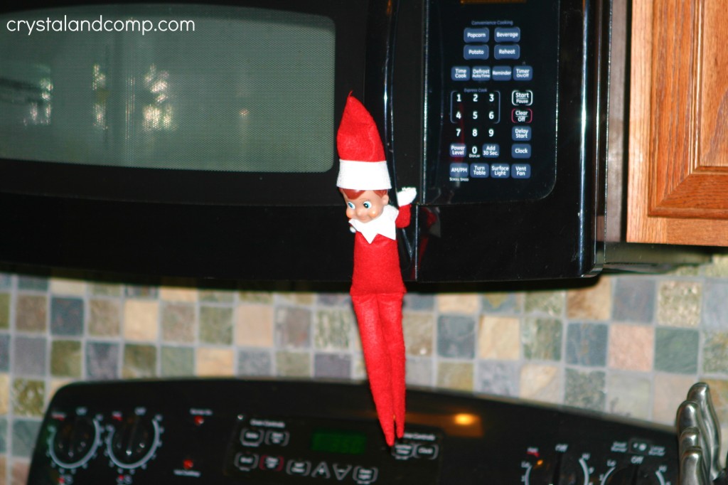 christmas eve elf on the shelf