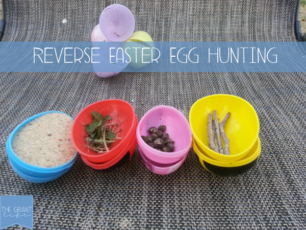 Activites for Kids - Easter activity - reverse easter egg hunt