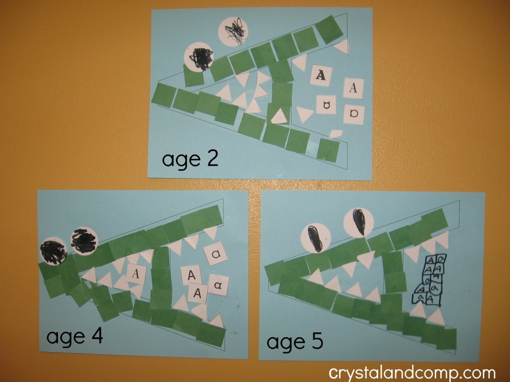 A is for alligator preschool craft (10) - crystalandcomp