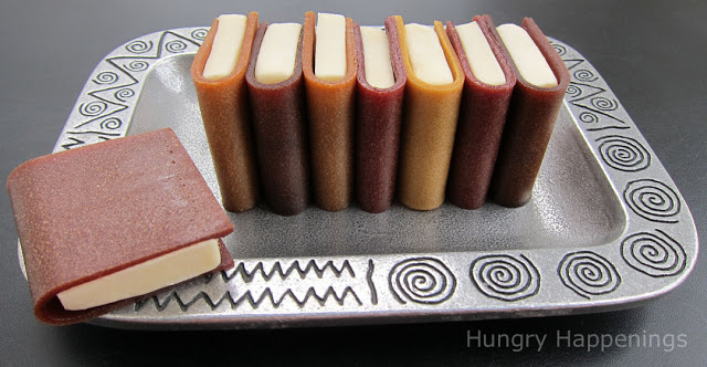 How to make modeling chocolate books using fruit leather