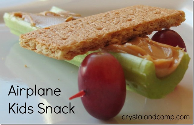 letter of the week snack a is for airplane 