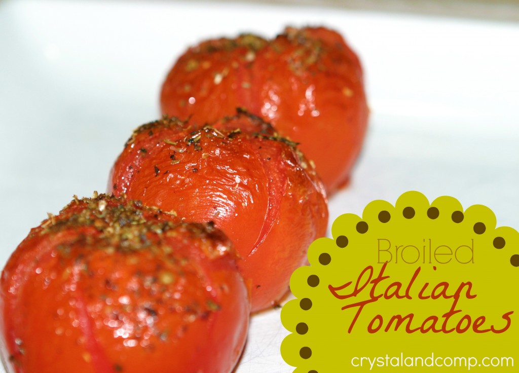 real easy recipes broiled italian tomatoes