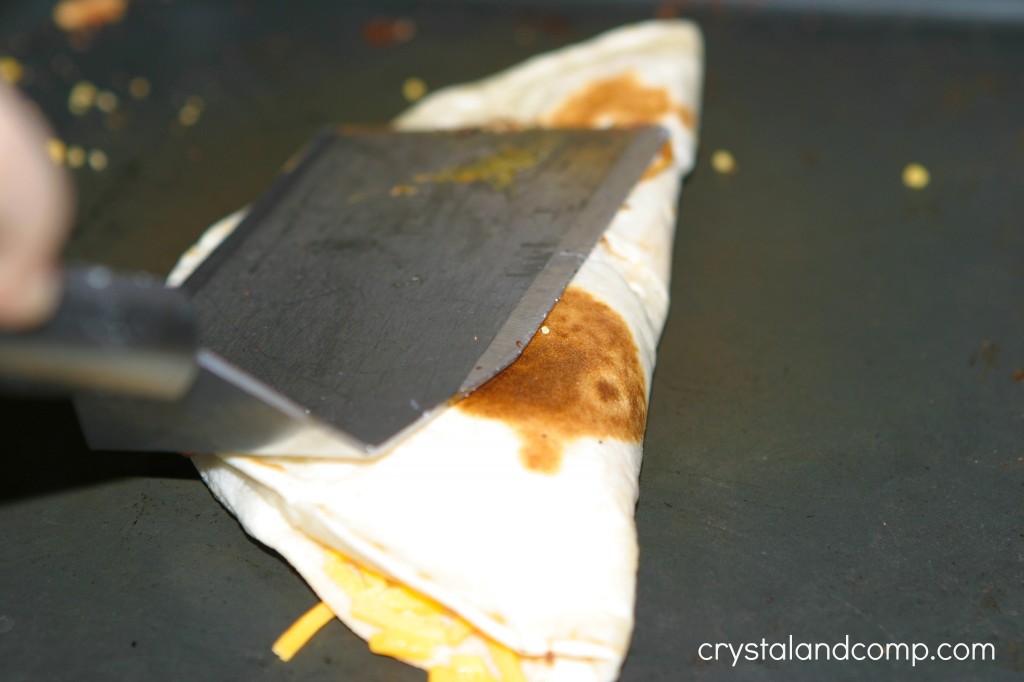 make quesadillas on a griddle