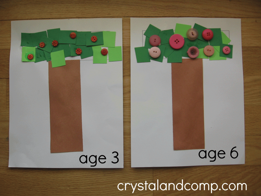 letter of the week preschool craft: t is for tree 
