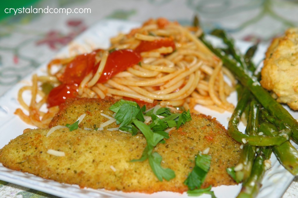 spaghetti and tilapia 30 mimute meal