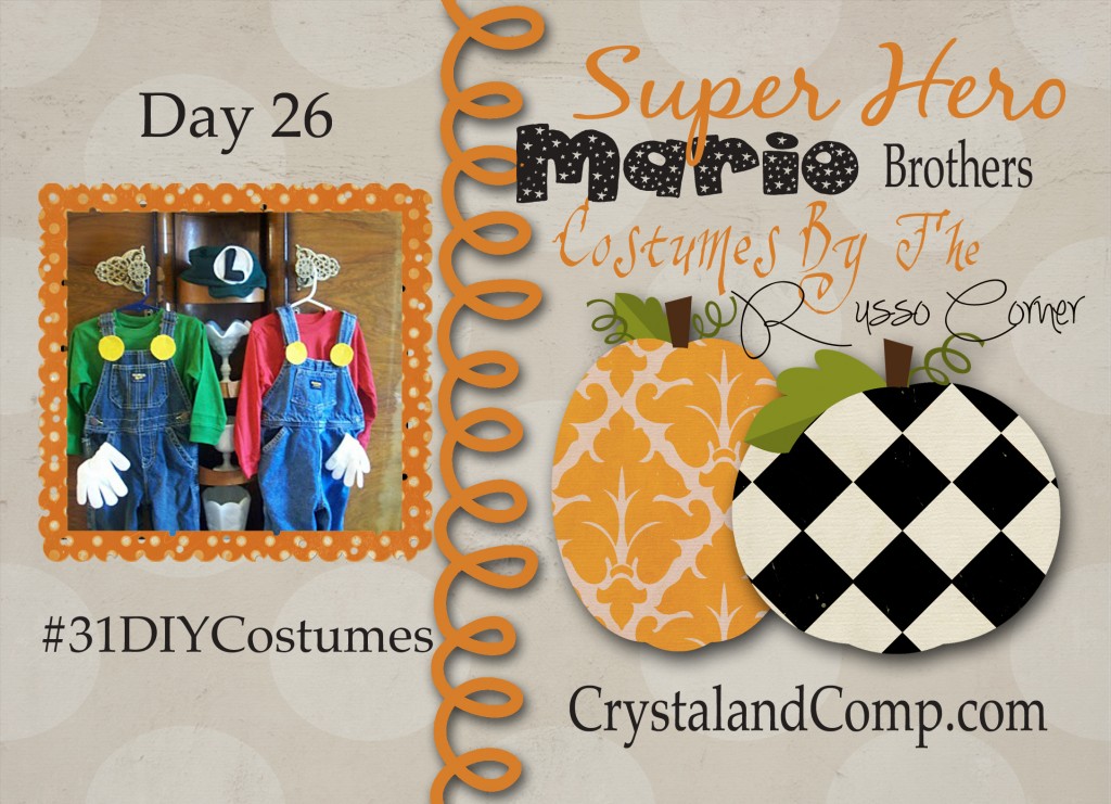DIY Halloween Costumes: Super Mario Brothers #31DIYCostumes 