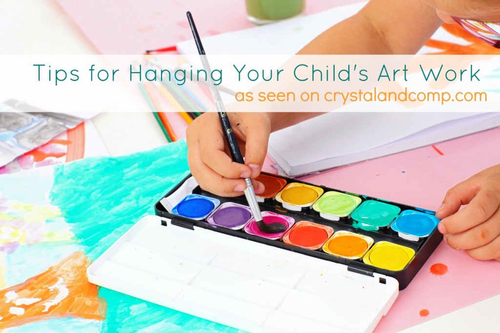tips for hanging your childs artwork